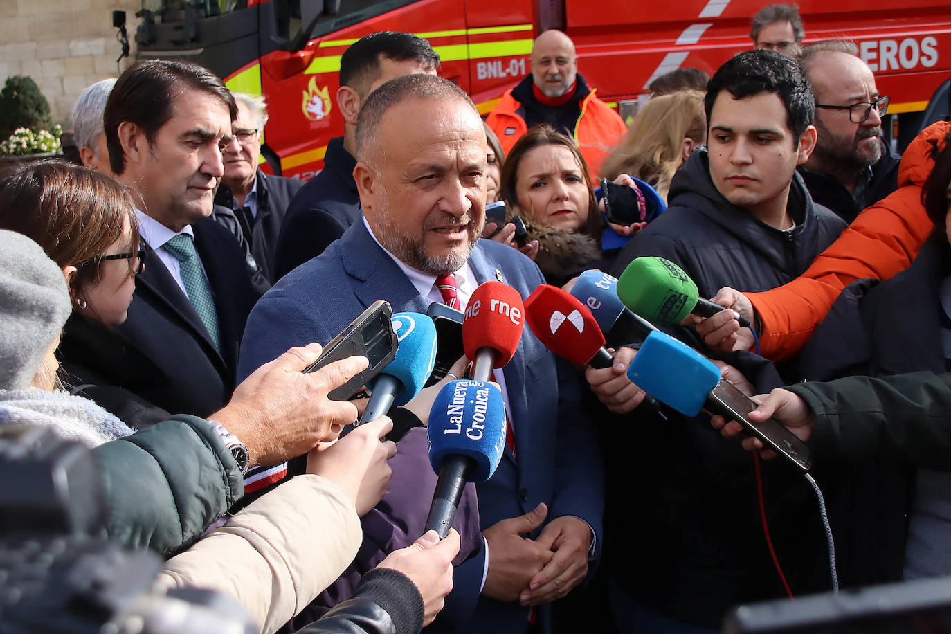 Dos nuevos camiones para los parques comarcales de bomberos de León