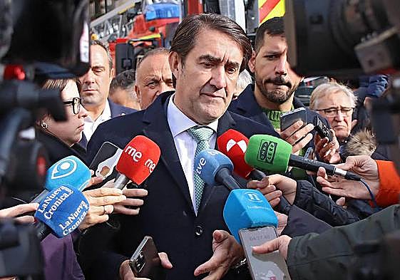 El consejero de Medio Ambiente, Vivienda y Ordenación del Territorio, Juan Carlos Suárez-Quiñones.