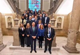 Recepción en el Ayuntamiento de León.