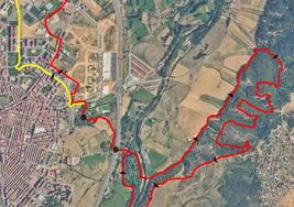 Recorrido de la Urban Trail Nocturna.