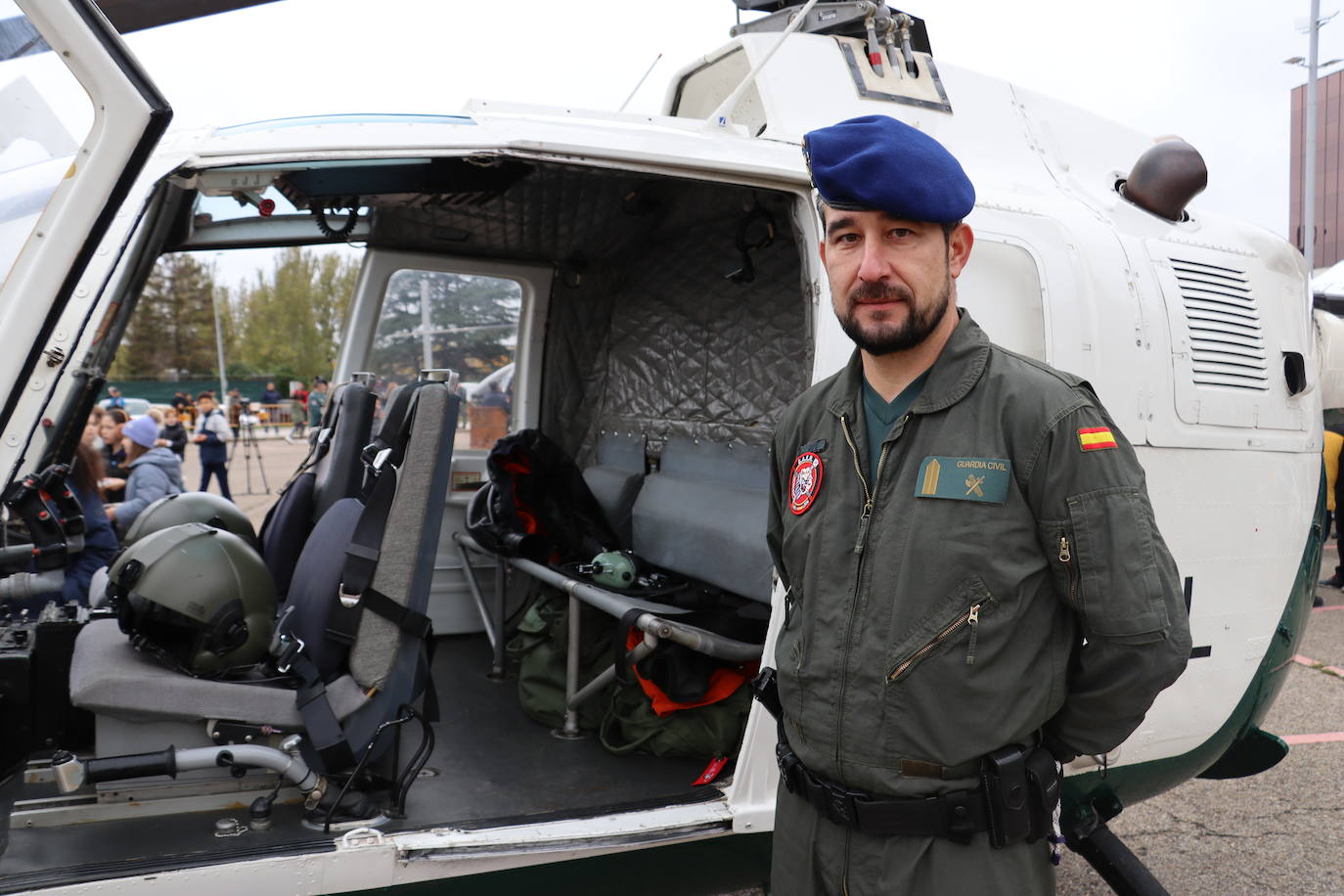 David Pereira, piloto de la Unidad Aérea de la Guardia Civil