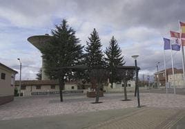 Imagen de la plaza de San Martín del Camino.
