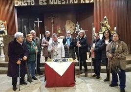 Miembros de la cofradía de Puente Castro.