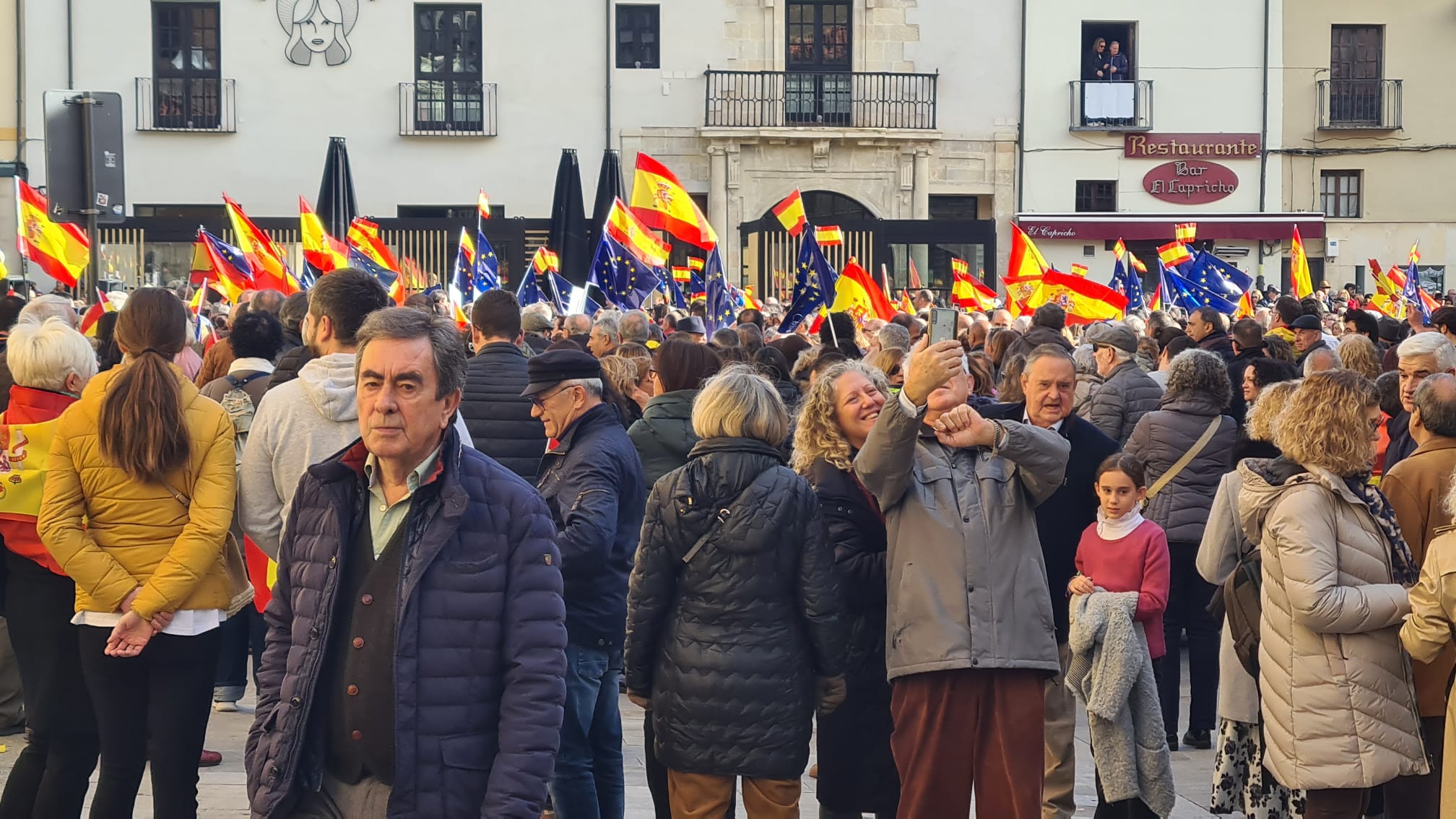 Concentración contra la amnistía en León