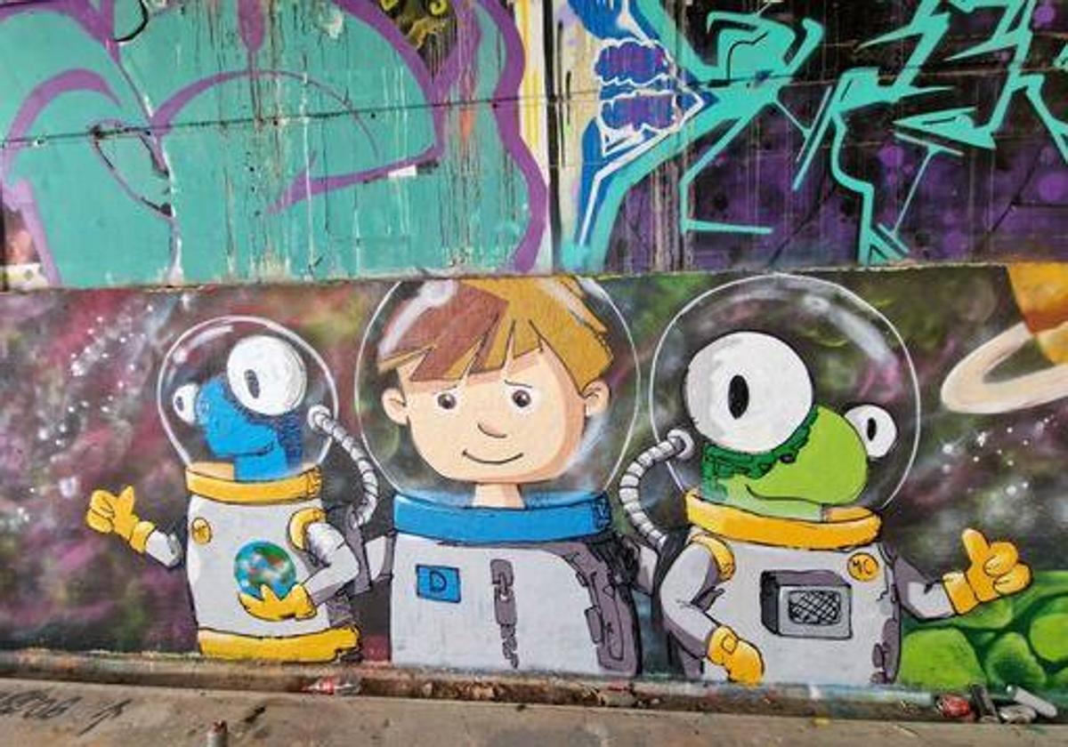 Murales para el pequeño Darío