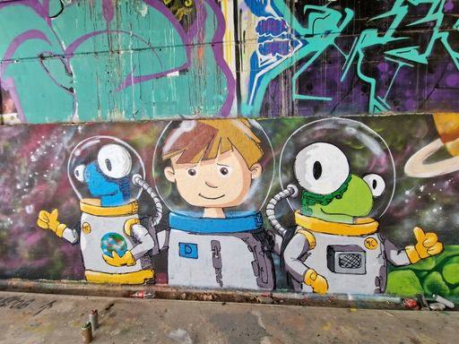Murales para el pequeño Darío