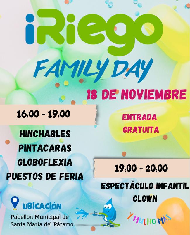 Cartel del Family Day de iRiego