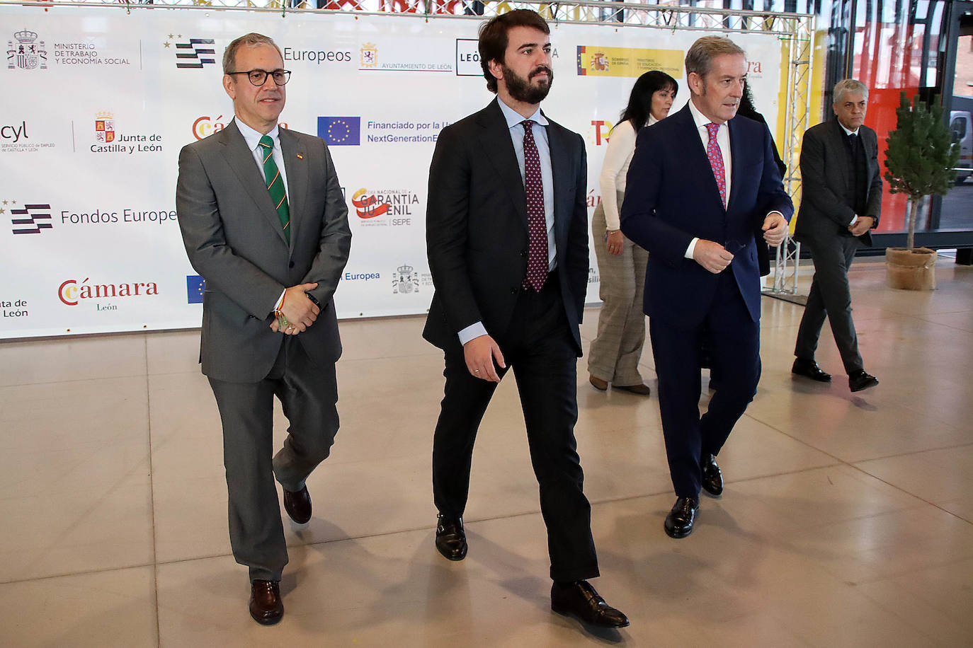 Inauguración de la Feria del Empleo de León