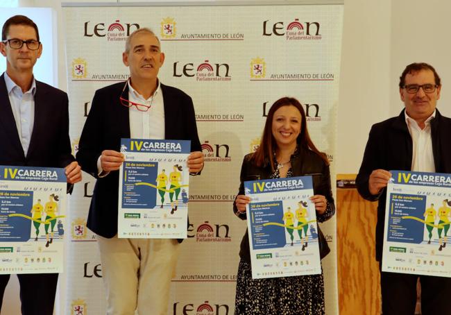 Presentación de la IV carrera de empresas Caja Rural de leonoticias