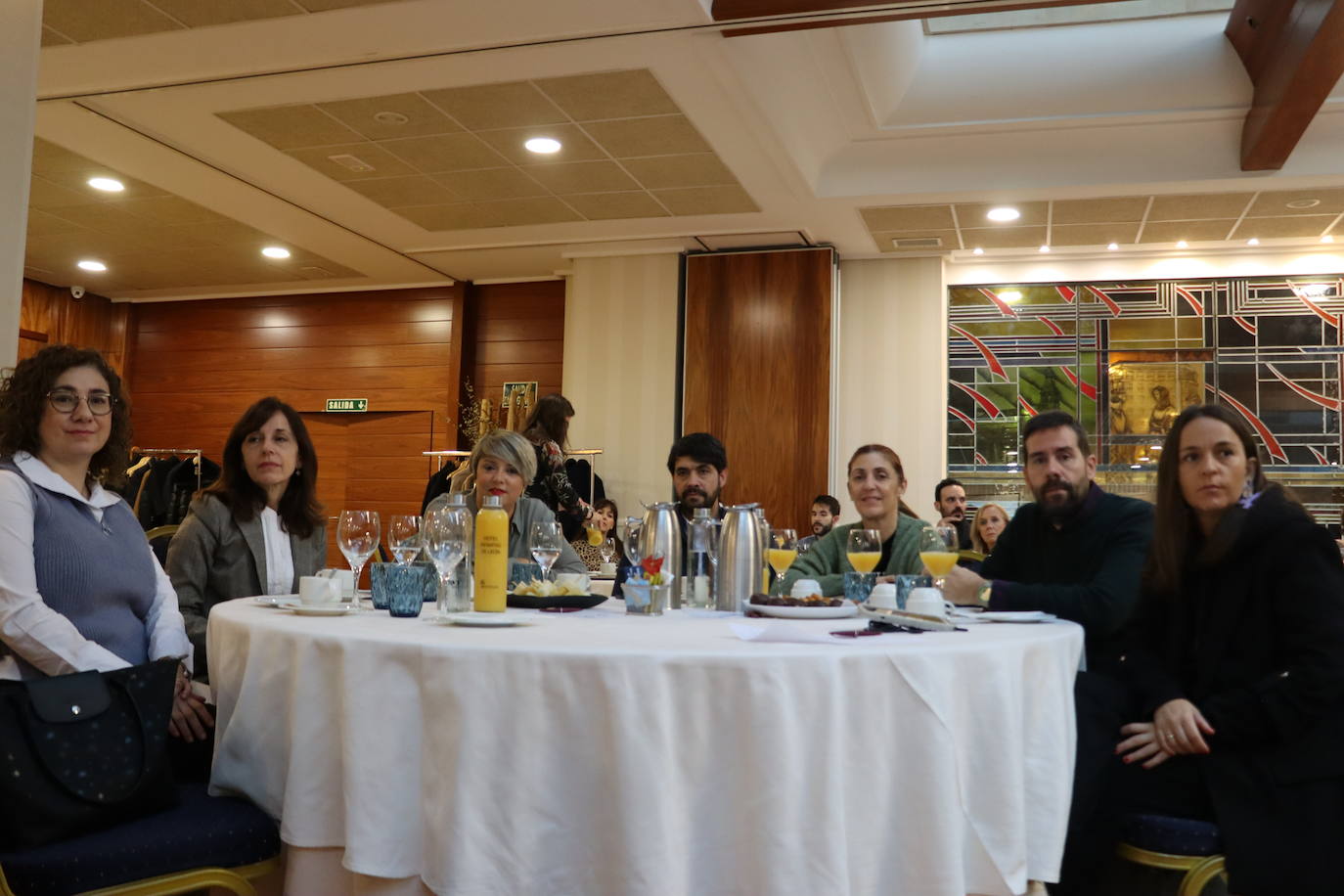 María Jesús Rodríguez, Miriam Riera, María Fátima Cueto, Alejandro Álvarez, María Teresa González, Alejandro Acebo y Sara del Río.