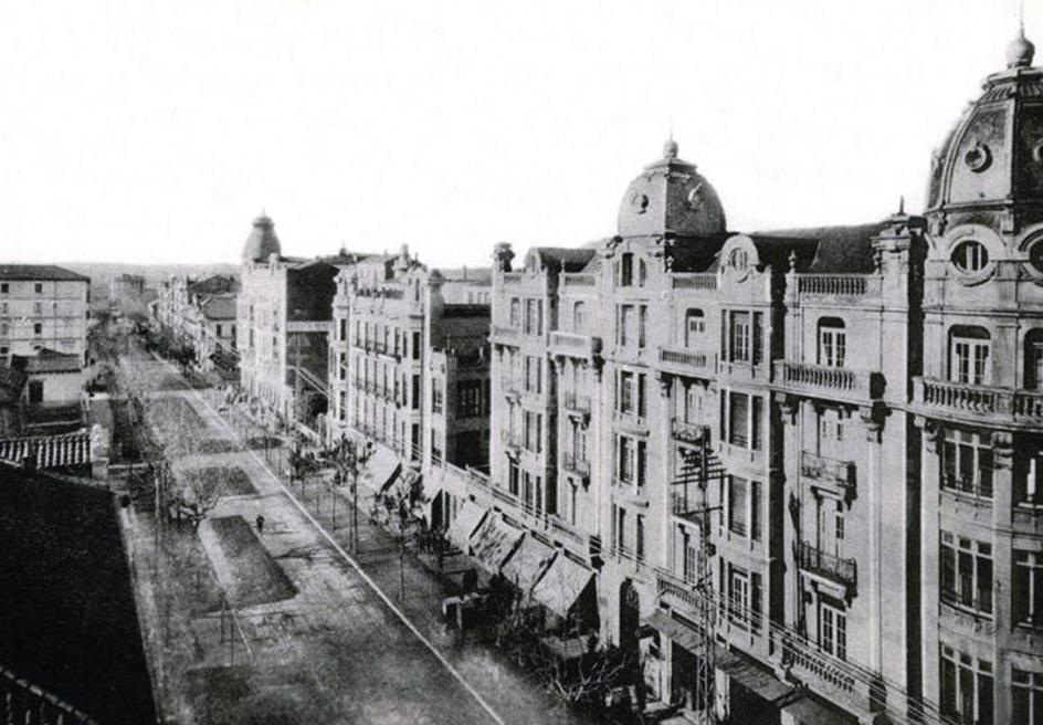 Vista desde la Casa Roldán a Santo Domingo (1912)