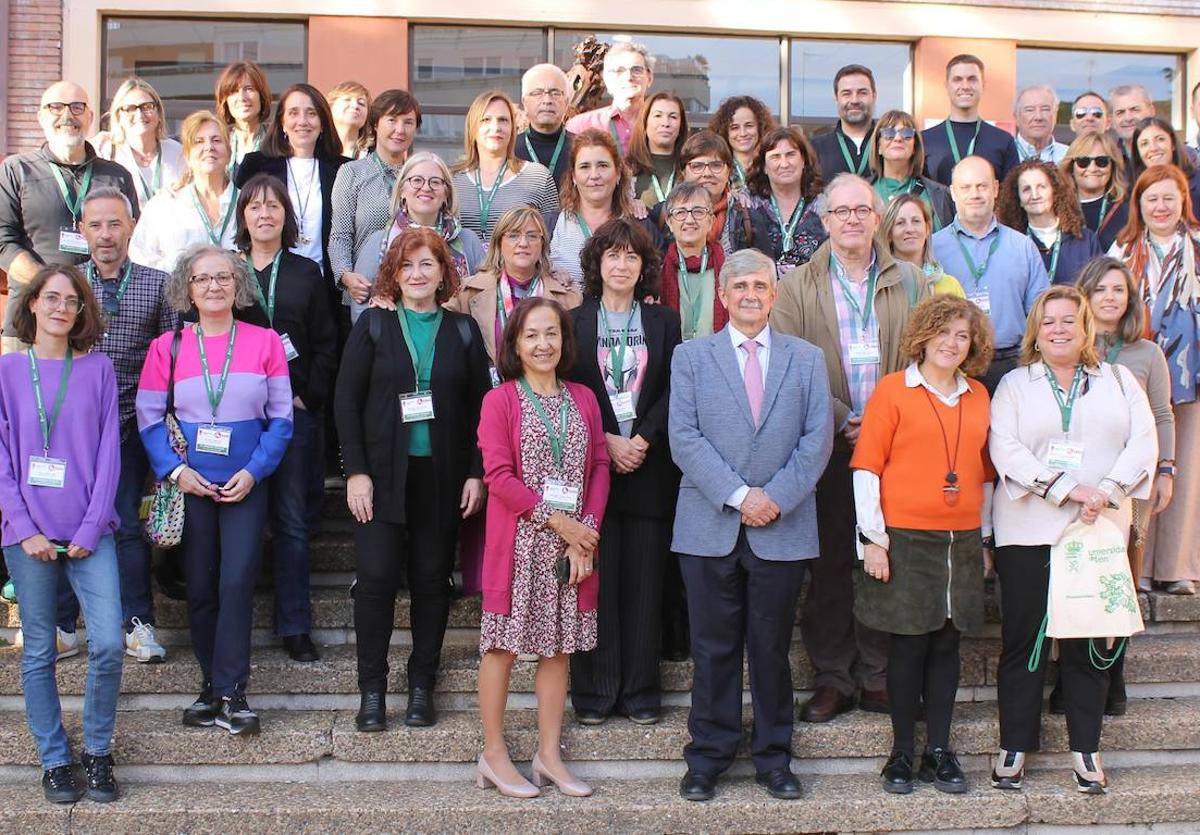 El rector de la ULE junto a representantes de 23 universidades españolas.