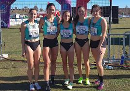 El Sprint, plata por equipos en el relevo femenino sub-23 de cross