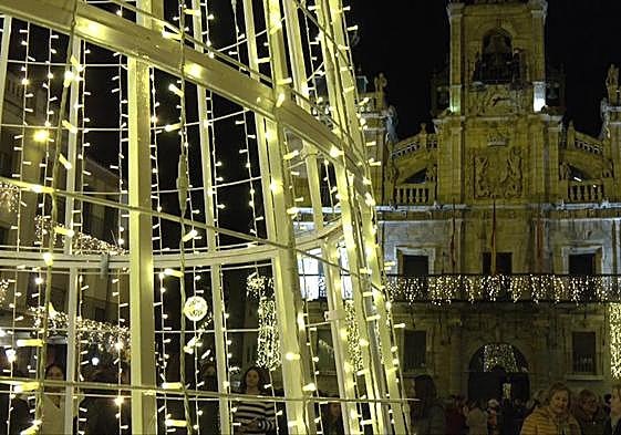 Encendido de luces navideñas en Astorga