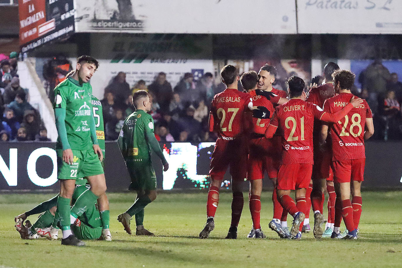 Las mejores imágenes del Atlético Astorga-Sevilla de Copa del Rey