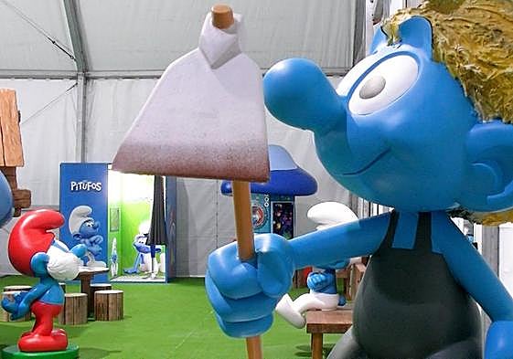 Aldea de los pitufos en Espacio León