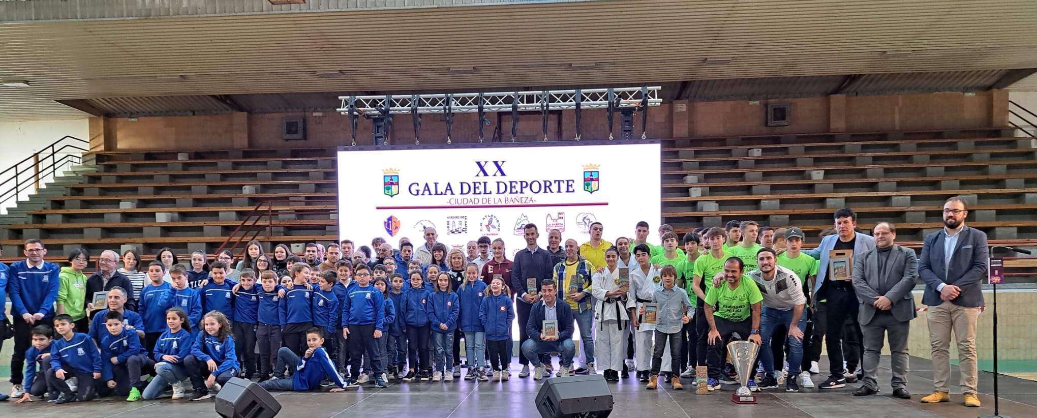 Imagen de la XX Gala del Deporte en La Bañeza.