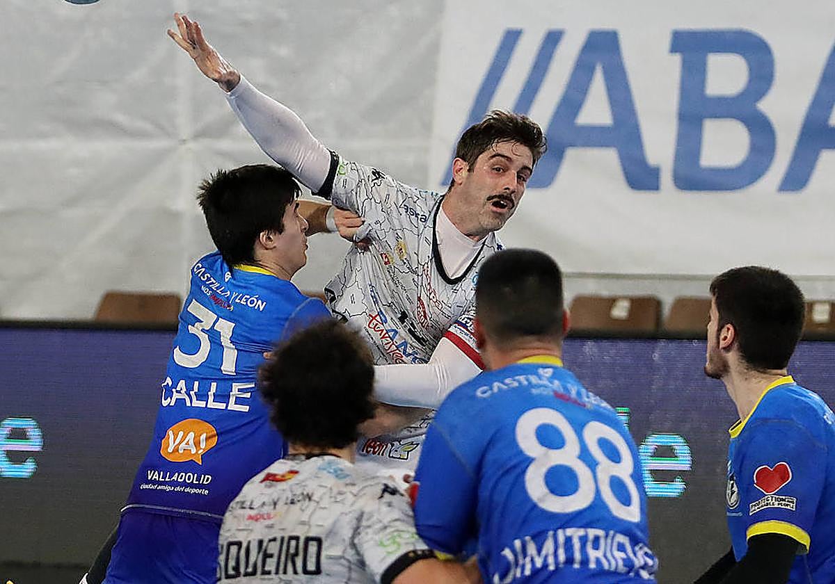 Juan Castro, en el partido ante el Atlético Valladolid.