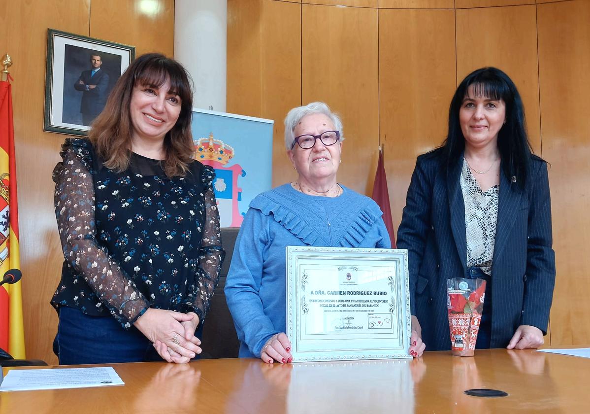 San Andrés del Rabanedo rindió homenaje a Carmen Rodríguez Rubio,