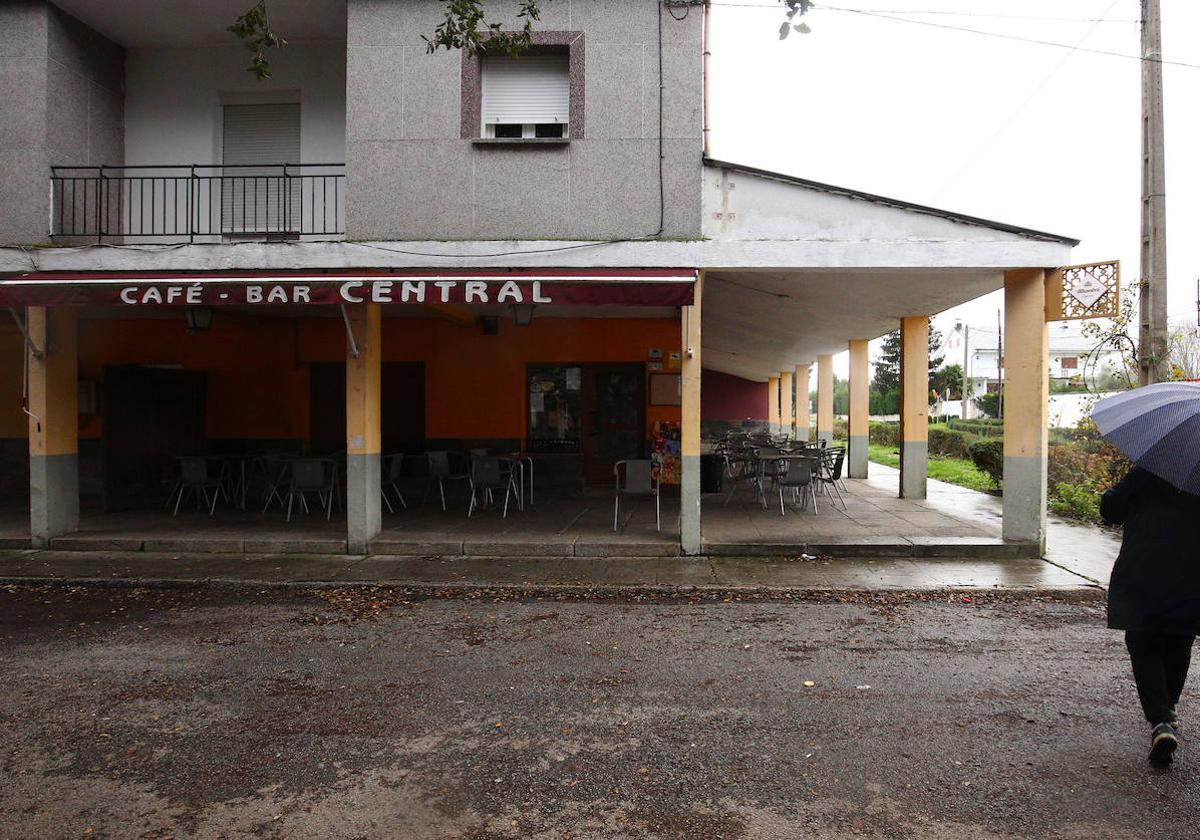 Calle en la que se produjeron los hechos en Posada del Bierzo.