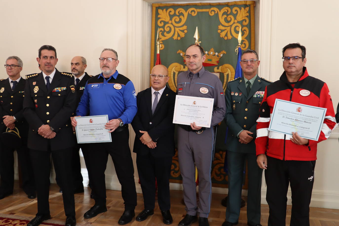 Menciones honoríficas a la seguridad privada leonesa