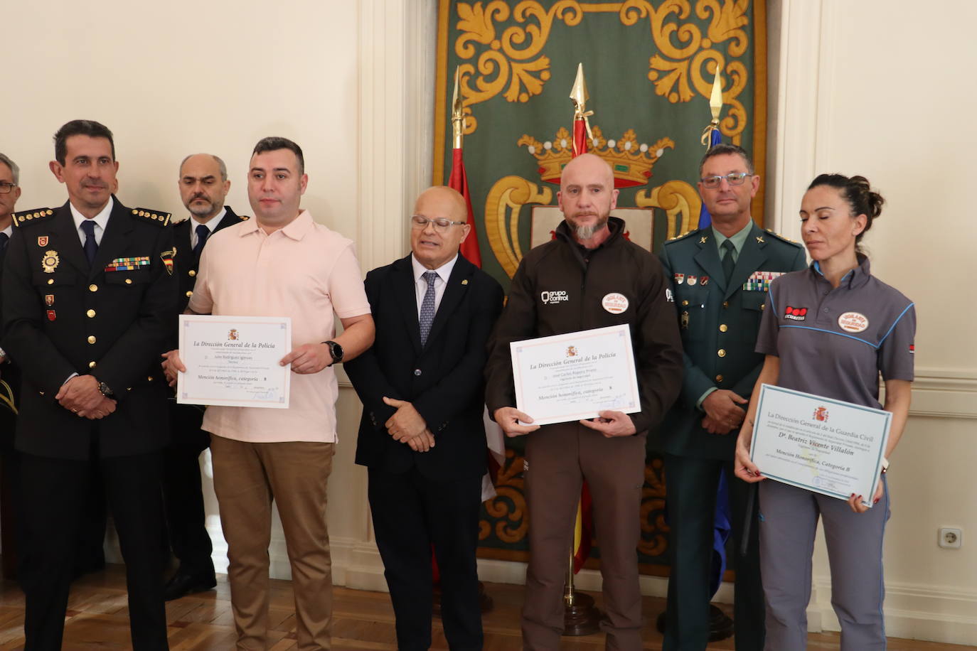 Menciones honoríficas a la seguridad privada leonesa