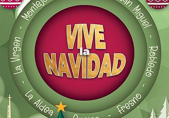Cartel navideño de Valverde de la Virgen
