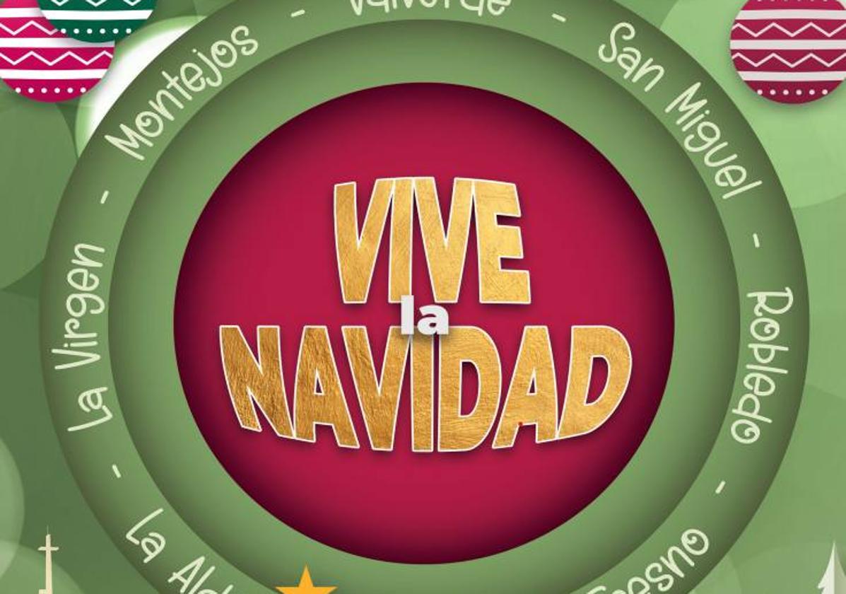 Cartel navideño de Valverde de la Virgen