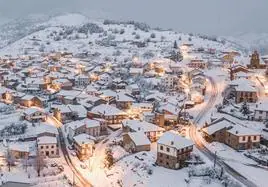 Imagen de Prioro en invierno en el portal de Turismo Montaña de Riaño.