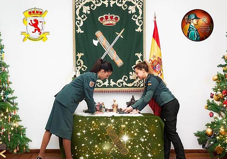 Felicitación navideña de la Guardia Civil.