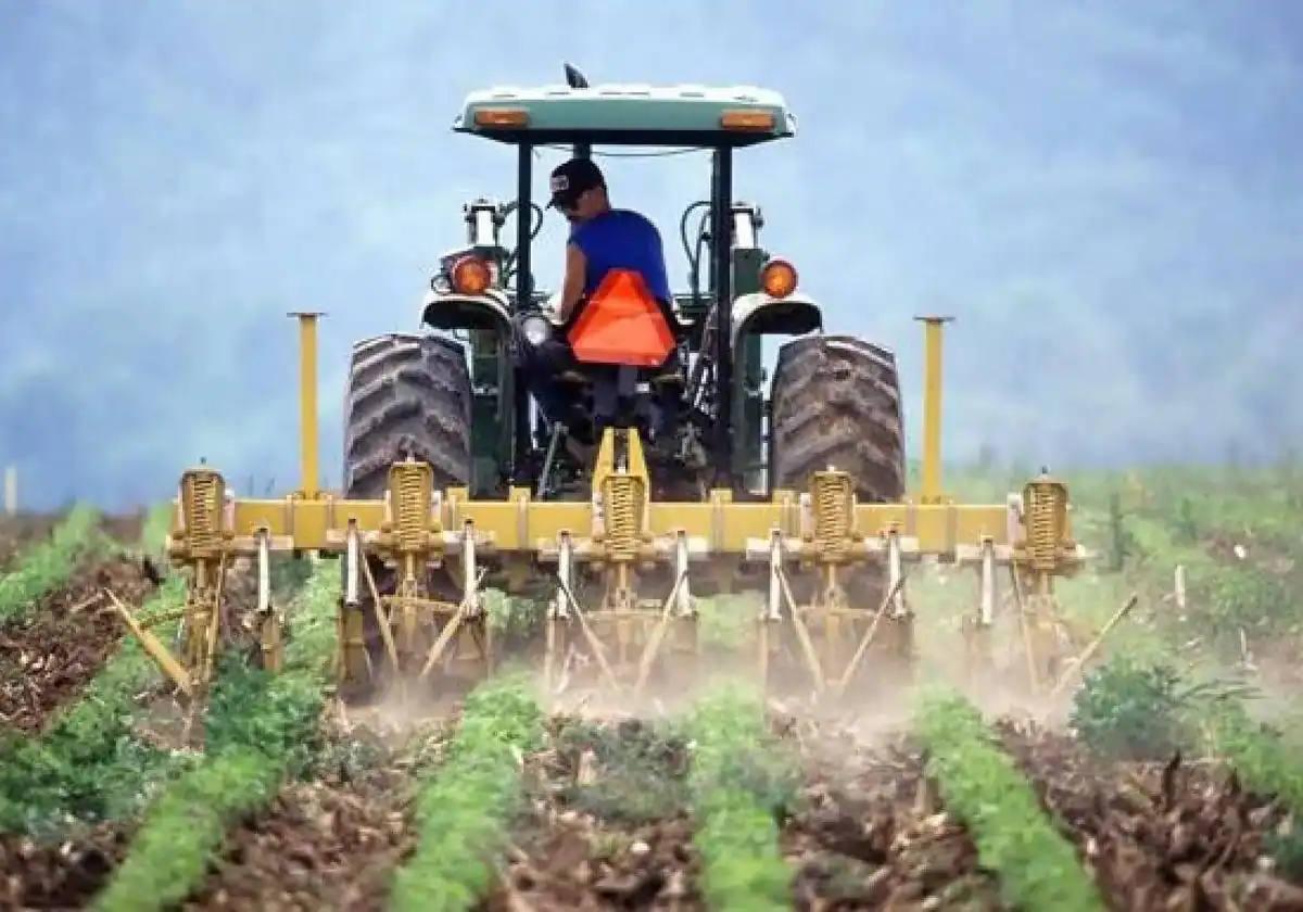 Agricultor en Castilla y León.