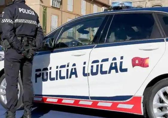 Coche de la policía local de León.