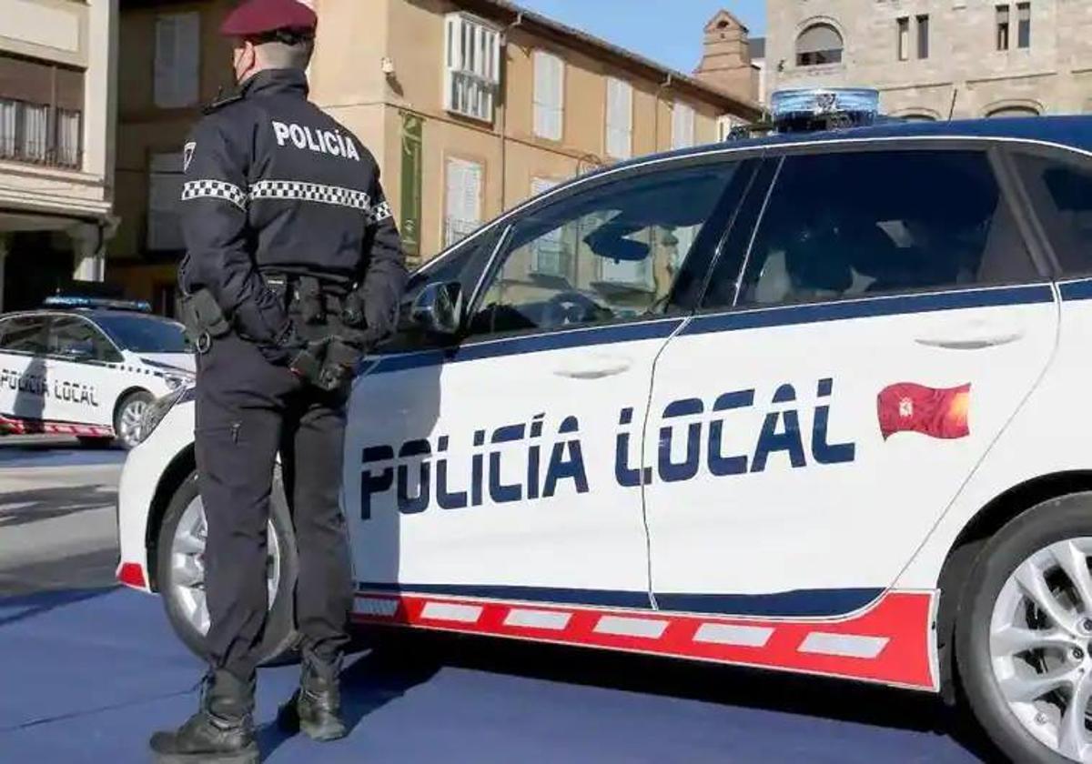 Coche de la policía local de León.