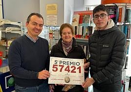 Josefina Franco ha sido la agraciada con tres décimos de la Lotería de Navidad en León.