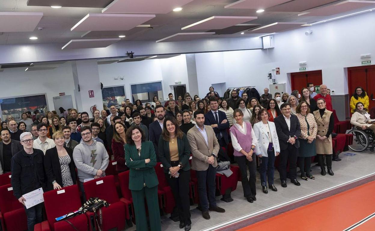 Acto de entrega de las becas de la Fundación Once.