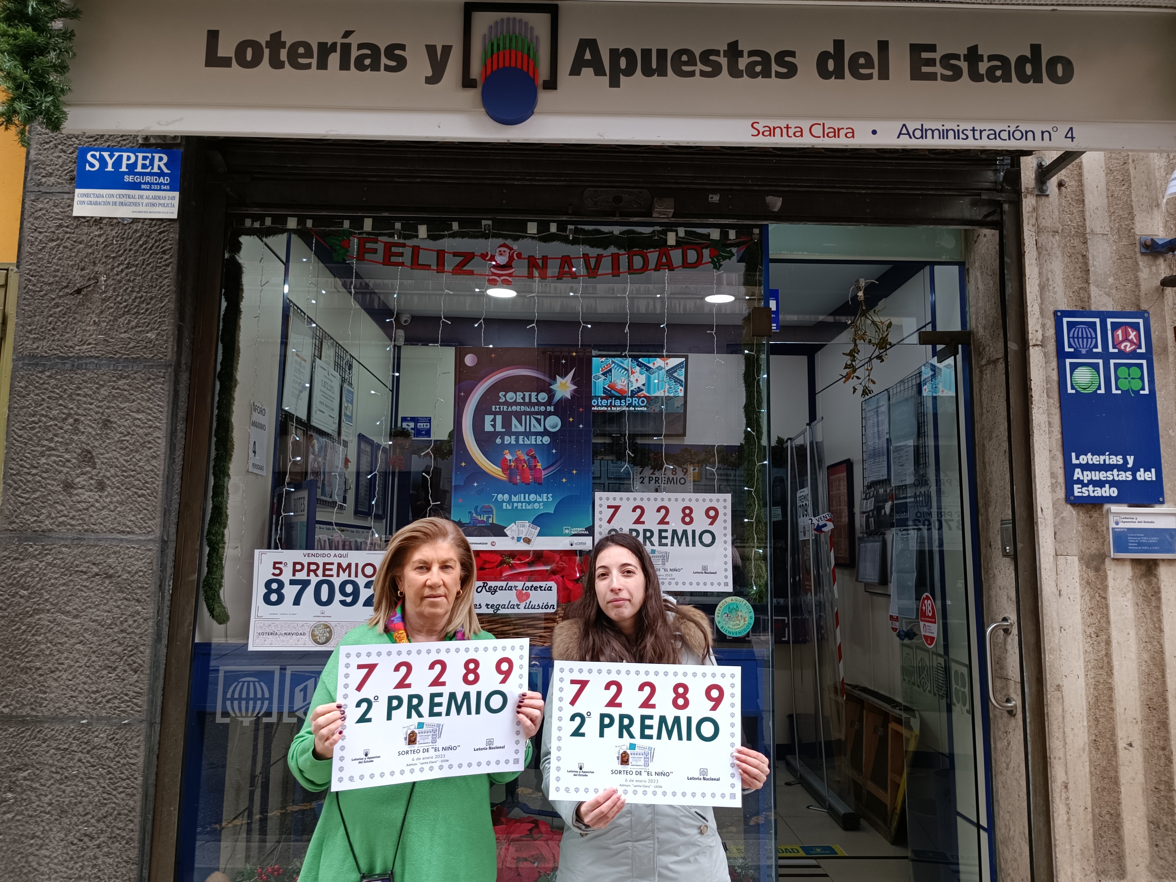 Fotos: Segundo Premio de la Lotería en León