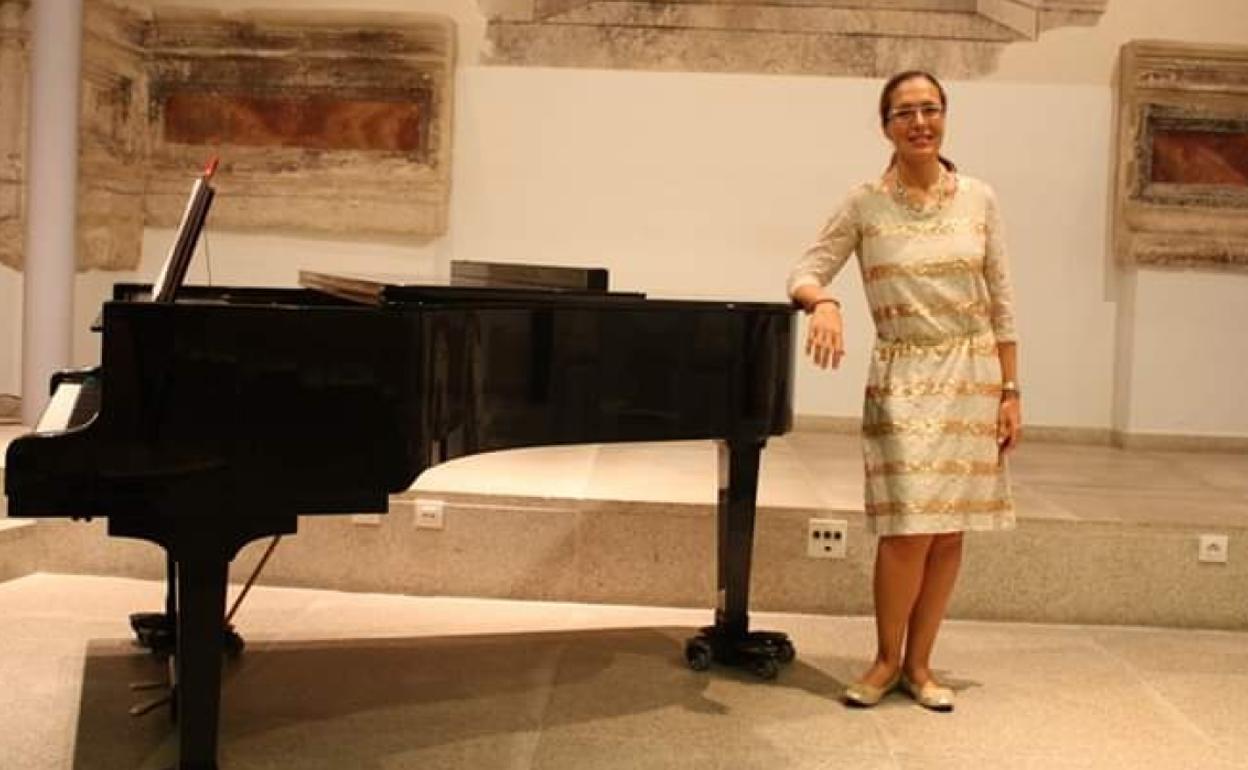 La pianista Mª Iciar Serrano Quiñones.