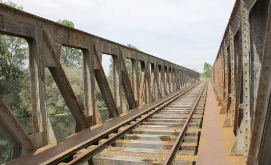 Imagen de uno de los tramos de la Vía de la Plata. 