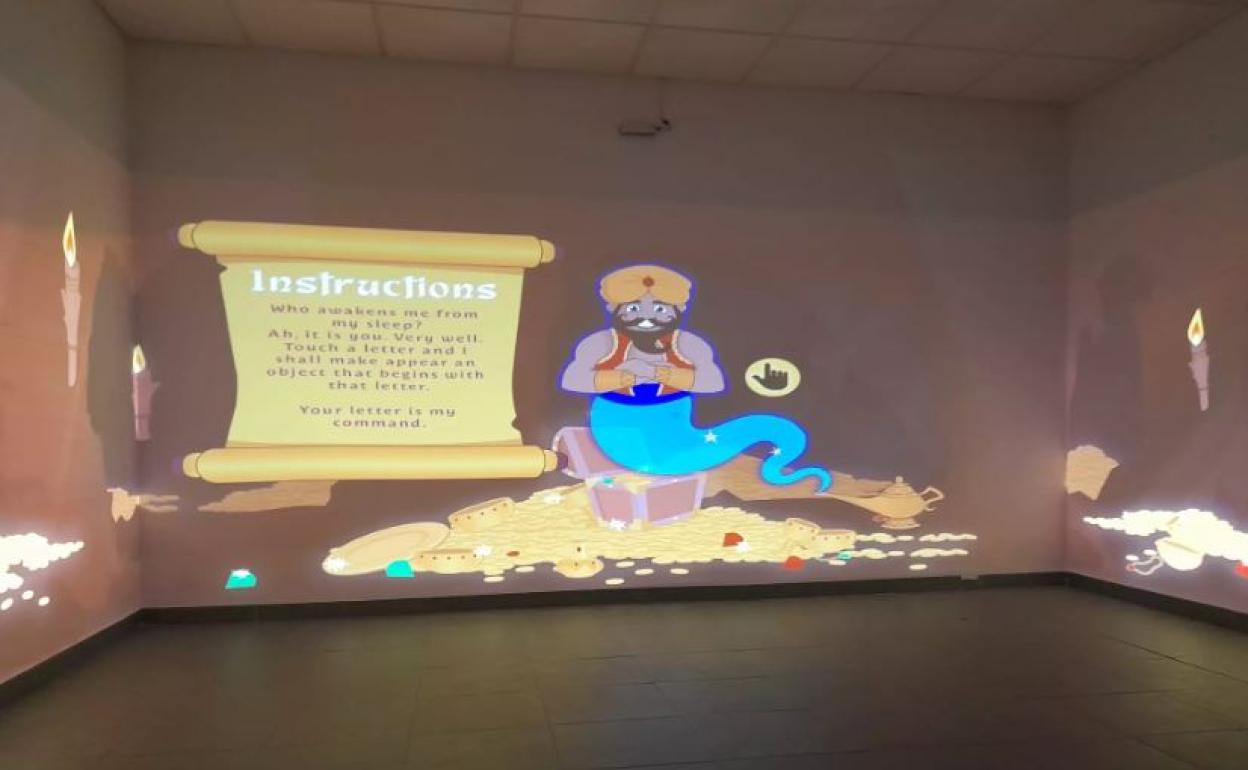 Imagen de archivo de un aula inmersiva. 