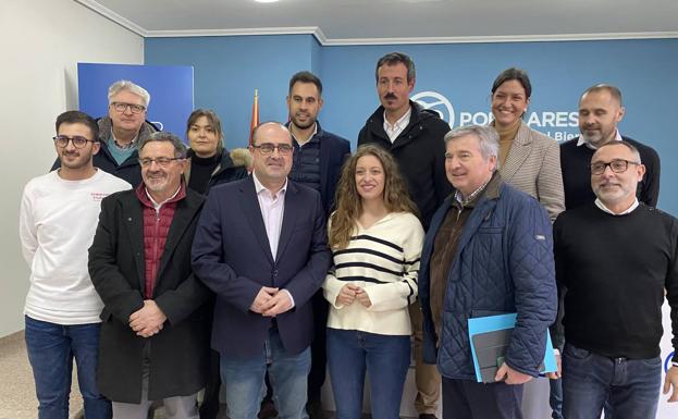 Galería. Presentación de Marco Morala como candidato del PP a la alcaldía de Ponferrada.