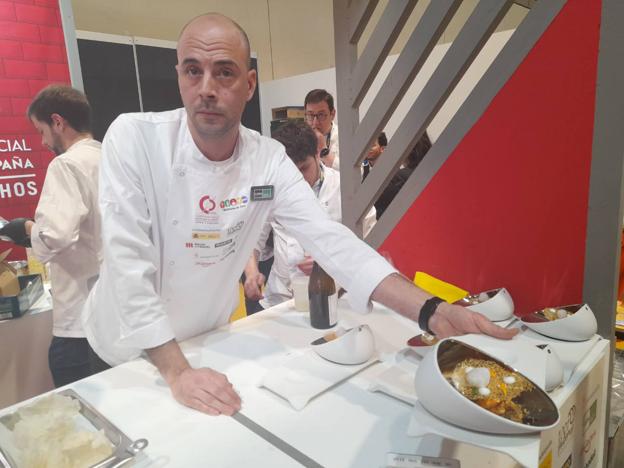 Javier Rodríguez en el Campeonato Oficial de Hostelería de España – Tapas y Pinchos.