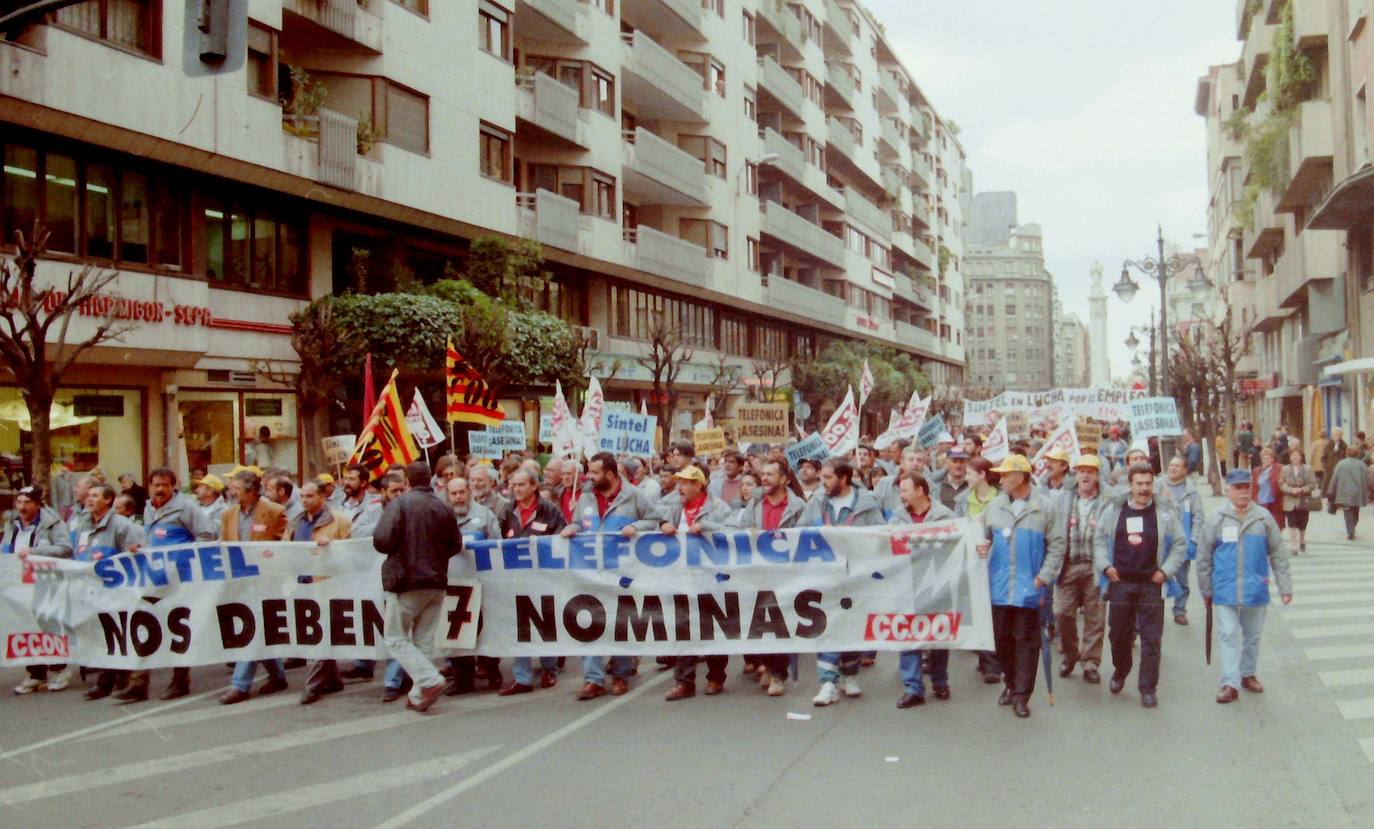 Durante seis meses los trabajadores vivieron frente al Ministerio de Economía. 