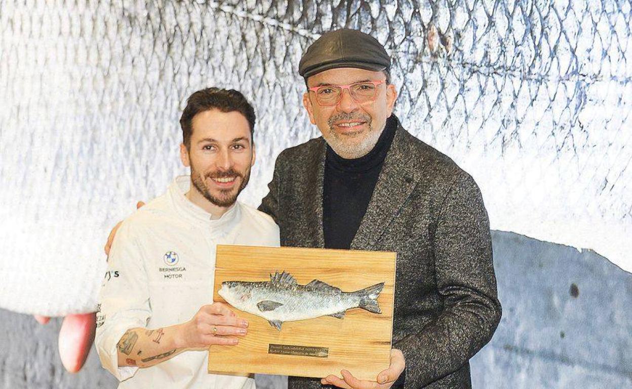El cocinero Samuel Naveira, ha sido protagonista en el III Premio Sostenibilidad Aquanaria Madrid Fusión 2023. 