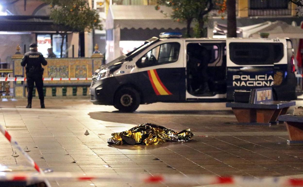 Lugar en el que tuvo lugar el presunto ataque terrorista en una parroquia de Algeciras.