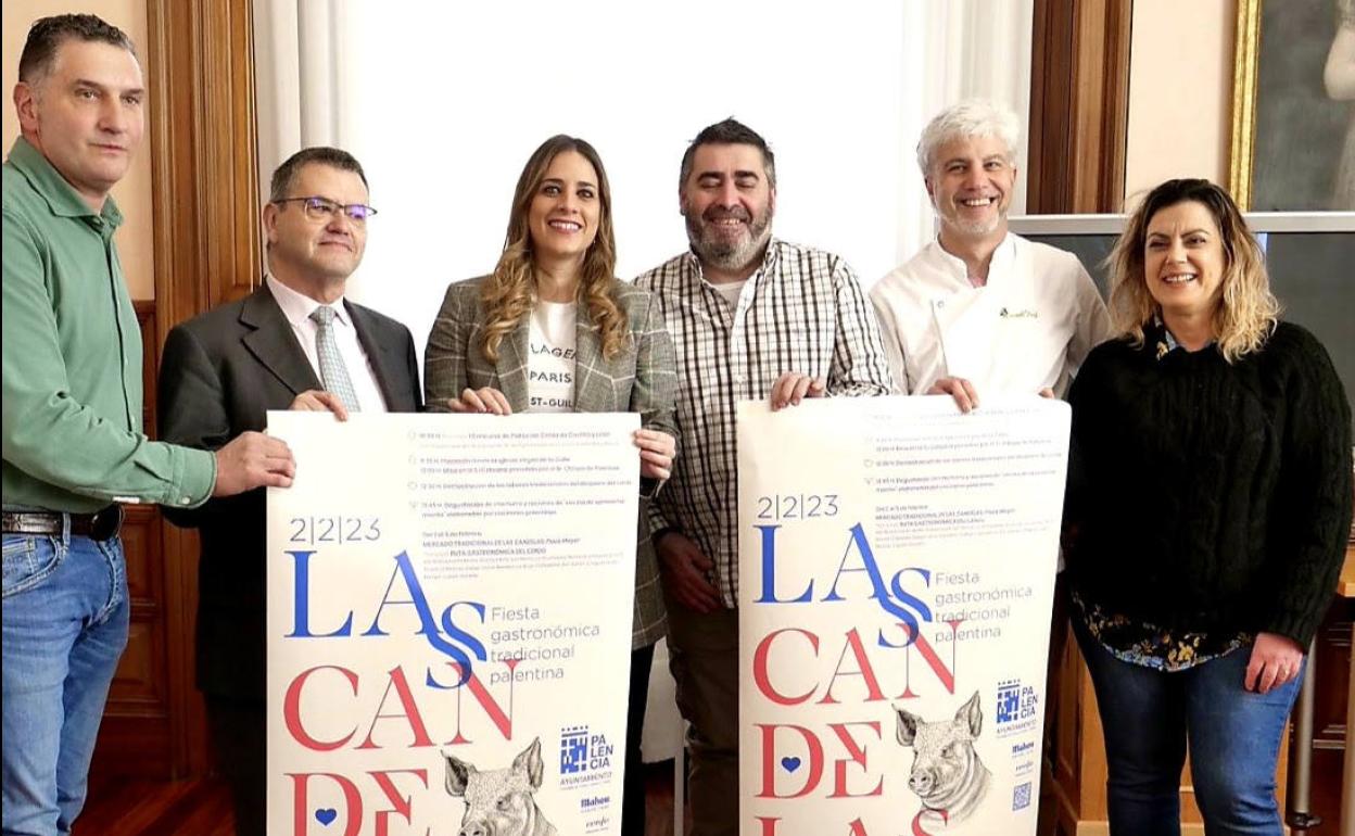 Imagen de la presentación de Las Candelas en Palencia.