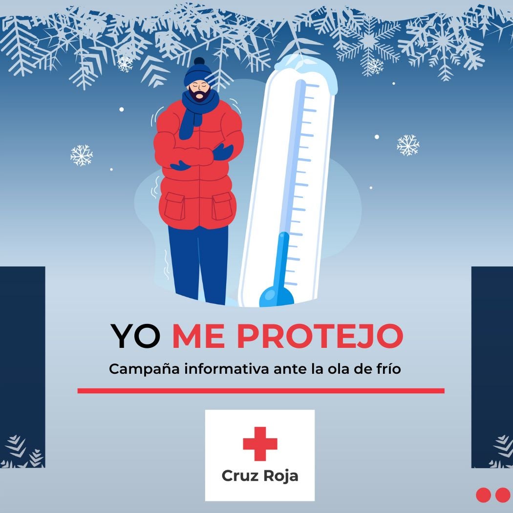 'Yo me protejo', la campaña de Cruz Roja en León con población vulnerable al frío para ofrecerles consejos y detectar pobreza energética. El intenso frío y la bajada de temperaturas pueden poner en riesgo la salud de las personas.