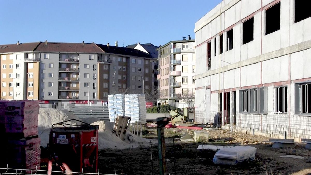 Avanzan las obras en el Conservatorio de Música de la ciudad de León. 