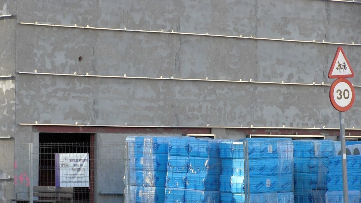 Avanzan las obras en el Conservatorio de Música de la ciudad de León. 