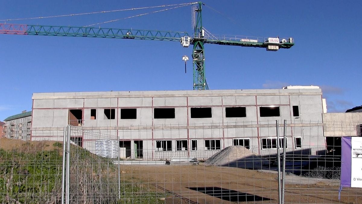 Avanzan las obras en el Conservatorio de Música de la ciudad de León. 