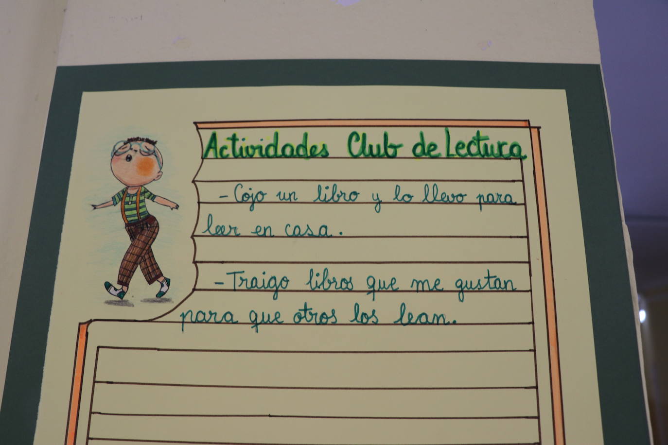 El 'Club del libro libre' del colegio Antonio González de Lama.